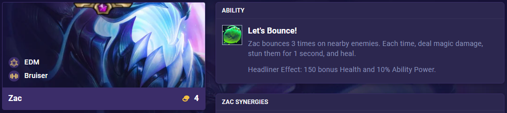 TFT Set 10 Zac