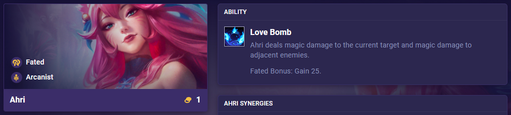TFT Set 11 Ability Ahri