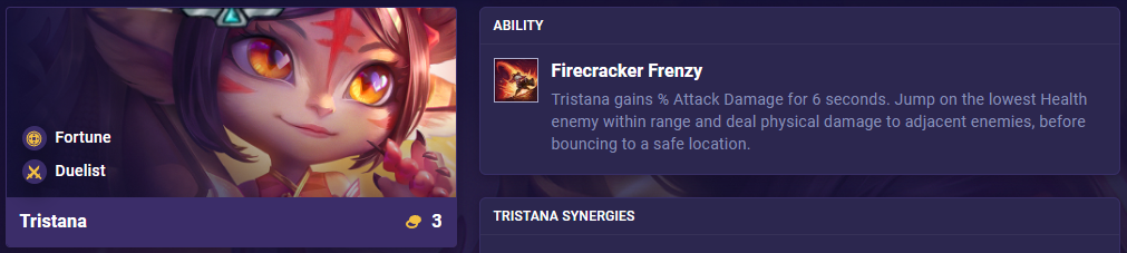 TFT Set 11 Ability Tristana