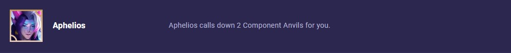 TFT Set 11 Aphelios Encounter