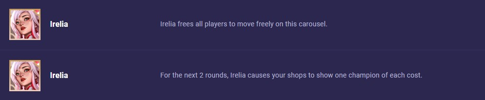 TFT Set 11 Irelia Encounter