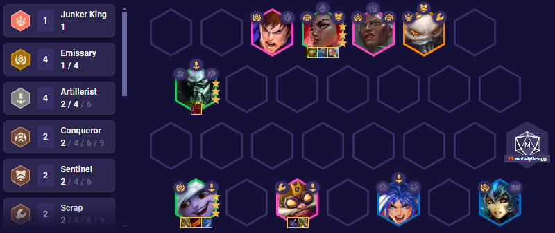 tft set 13 tristana reroll team comp