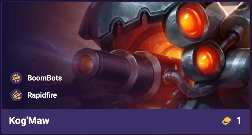TFT Set 14 Kog'Maw