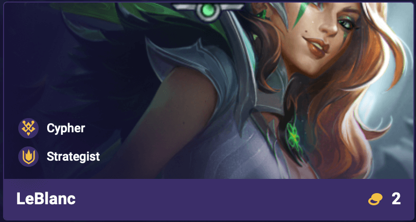 TFT Set 14 LeBlanc