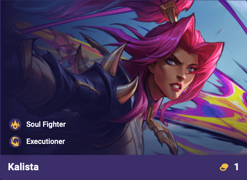TFT Set 15 Kalista