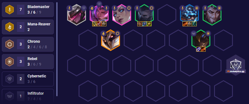 TFT Set 3.5 Revival Blademaster Team Comp