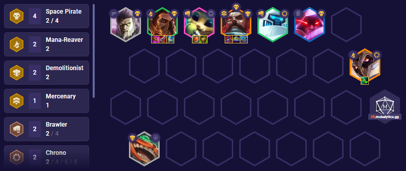 TFT Set 3.5 Space Pirates Team Comp
