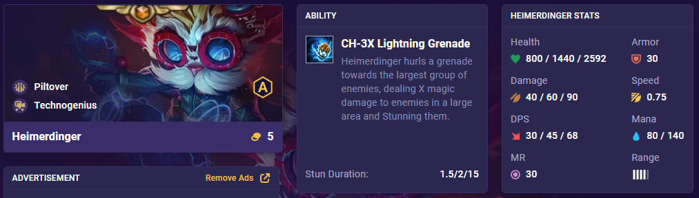 TFT Set 9.5 Heimerdinger