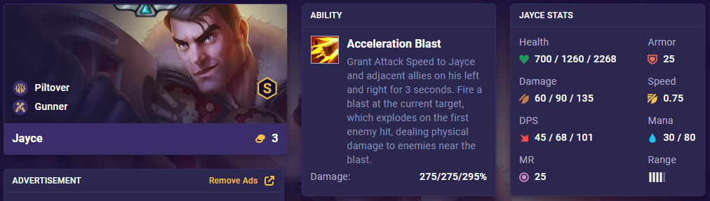 TFT Set 9.5 Jayce