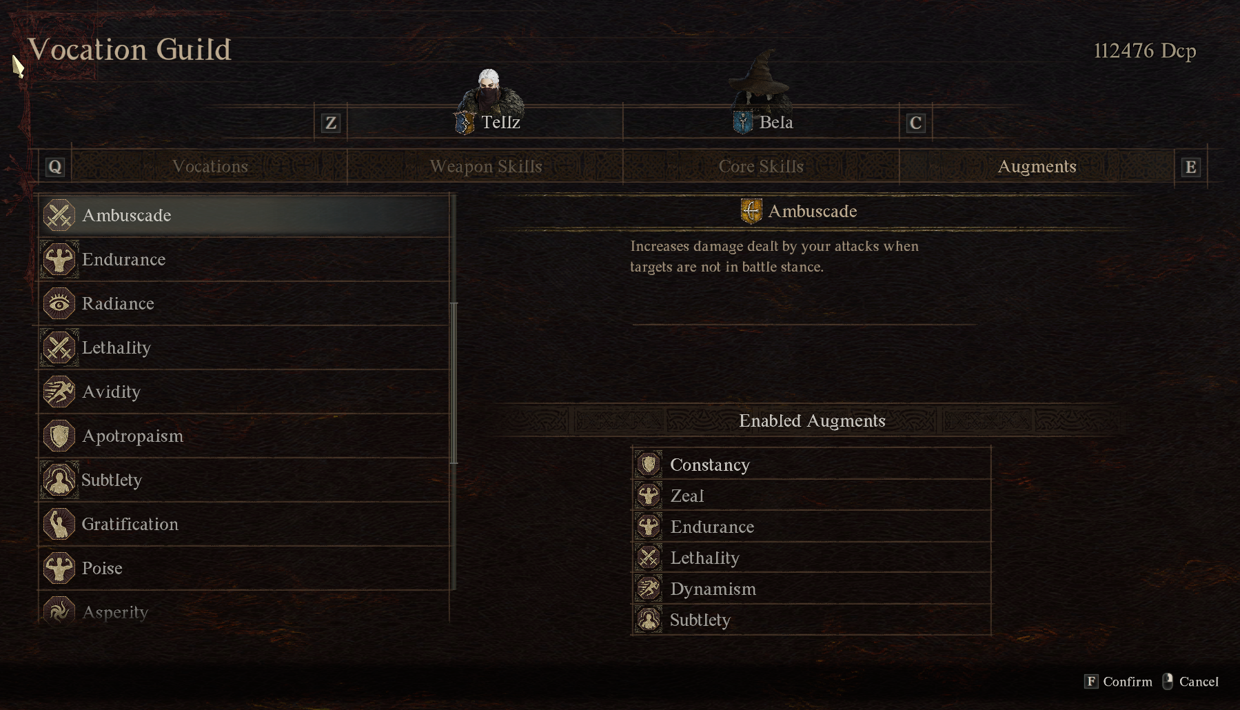 Weapons DD Magick Archer Skills
