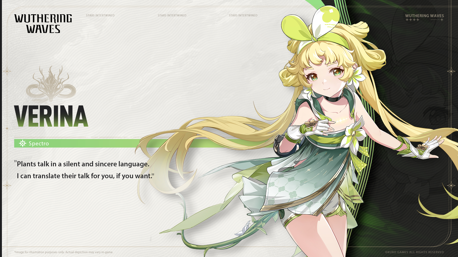 Wuthering Waves Verina Character Introduction